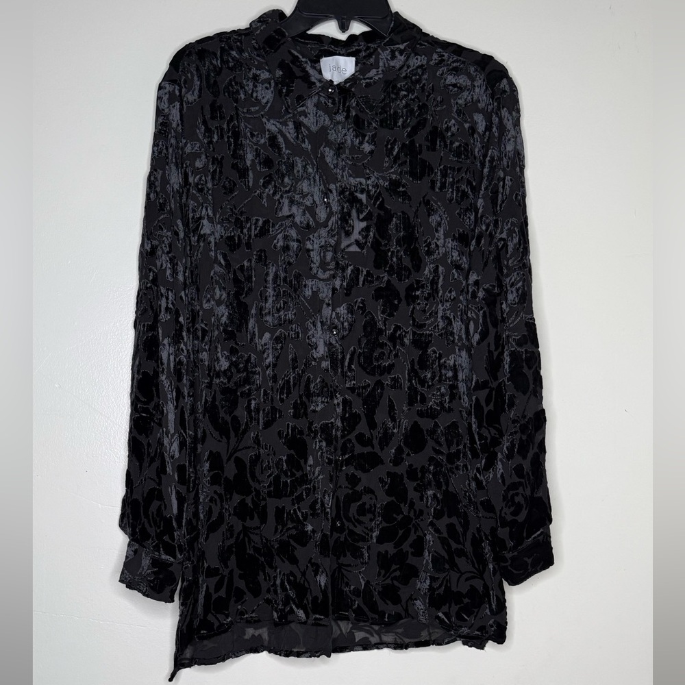 JADE DRESS SHIRT BLOUSE - Picture 2 of 7